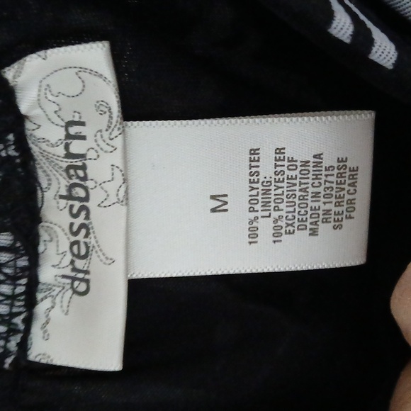 dressbarn Black and White A-Line Skirt - Picture 2 of 3